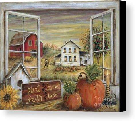 Autumn Harvest Canvas Print Canvas Art By Marilyn Dunlap Farm