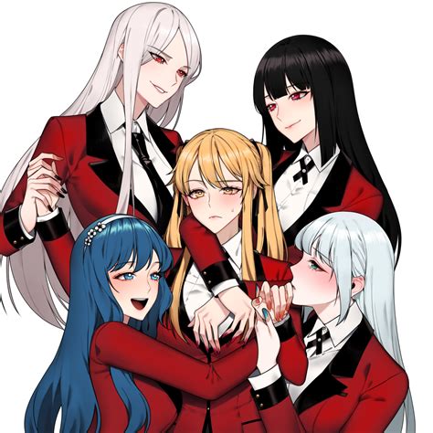 Jabami Yumeko Saotome Mary Momobami Ririka Juraku Sachiko And