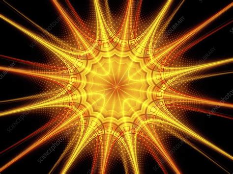 Star Abstract Fractal Illustration Stock Image F0292763 Science