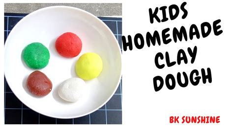 How To Make Clay At Home Easy Homemade Clay For Kids Clay Crafts
