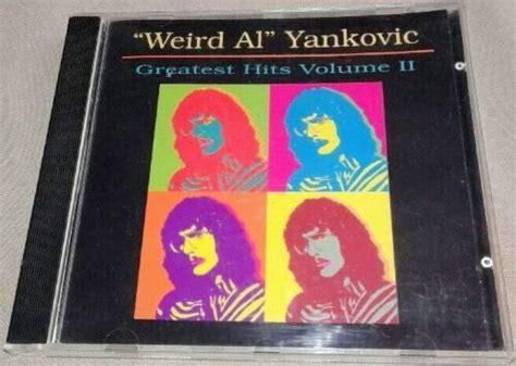 Weird Al Yankovic Greatest Hits Vol 2 Cd Comedyparody Ebay