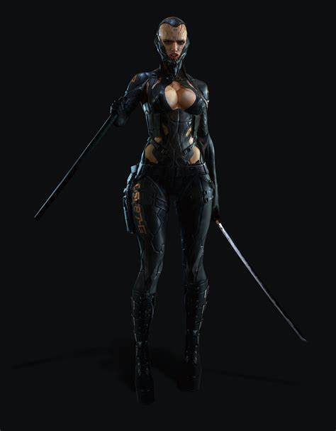Artstation Sci Fi Female Character Soufiane Idrassi Cyberpunk Girl