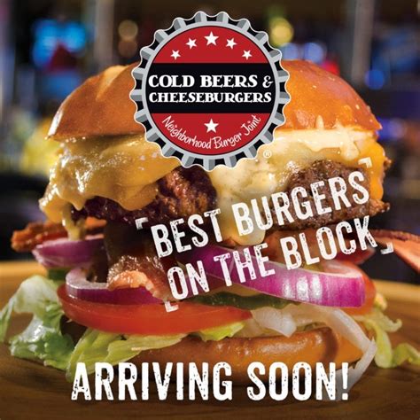 Cold Beers And Cheeseburgers Sports Bar Concept Square One