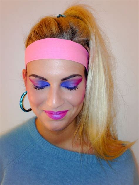 Eighties Makeup By Me With Images 80s Theme Party Outfits 80s