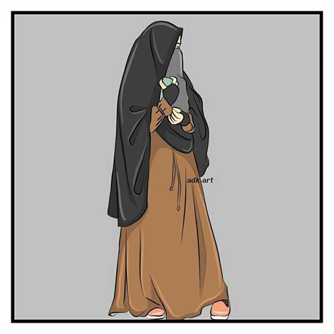 820+ Gambar Kartun Muslimah Bertopi HD