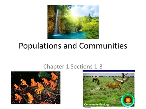 Ppt Populations And Communities Powerpoint Presentation Free
