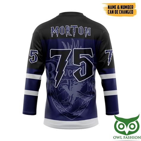 Harry Potter Ravenclaw Custom Name Number Hockey Jersey Owl Fashion Shop