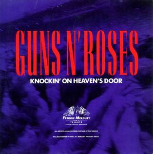 Mama, put my guns in the ground. Knockin' on Heaven's Door - Wikipedia