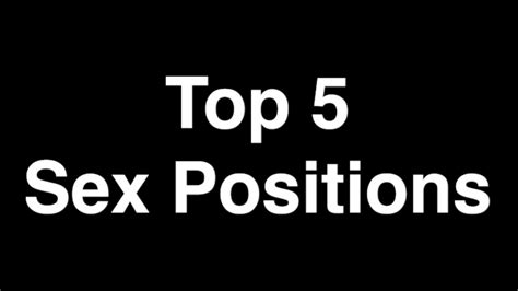 top 5 sex positions nsfw youtube