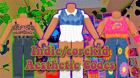 Aesthetic Roblox Outfitscodes Indievintage Youtube