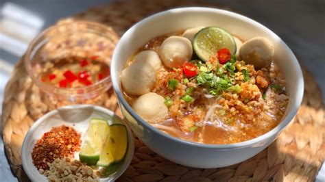 Hủ Tiếu Thái Lan Thai Noodle Soup Recipe Youtube