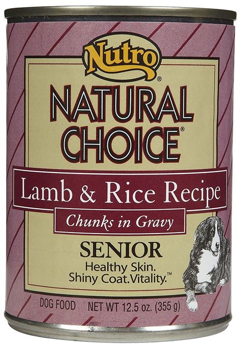 Maybe you would like to learn more about one of these? Nutro Natural Choice Senior - Lamb and Rice - 12 x 12.5 oz ...