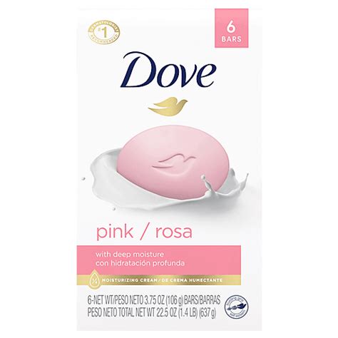 Dove Beauty Bar Gentle Skin Cleanser Pink 375 Oz Bar Soap And Body