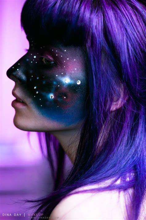 55 Examples Of Cool And Crazy Body Painting Art Designs Galaxy Makeup