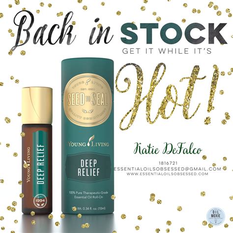 Deep relief is my favorite young living roll on available. Pin on How to use and buy Young Living Essential Oils