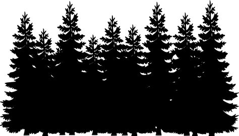 Svg Forest Pines Trees Evergreen Free Svg Image And Icon Svg Silh