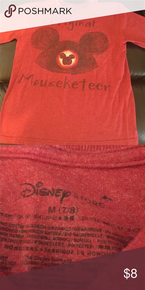 Youth Disney Shirt Sz 78 Great Like New Condition Mouseketeer Shirt Cute Sz 78 Check Out My