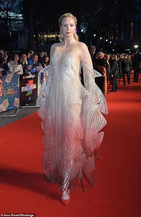 Gwendoline Christie Wears Couture Gown At Bfi London Film Festival Daily Mail Online