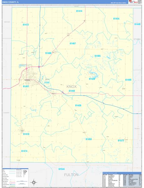 Maps Of Knox County Illinois