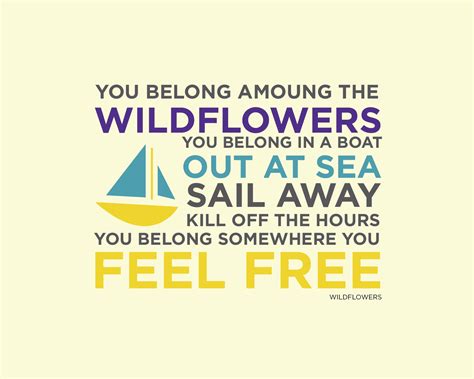 Wildflower famous quotes & sayings: song lyrics in the home | Sunny Slide Up