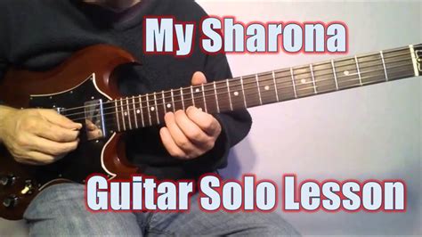 My Sharona Solo Note For Note Guitar Lesson Youtube