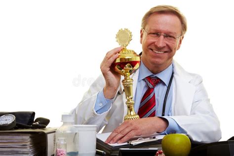 Doctor Winning An Award Stock Photo Image Of People 15469492
