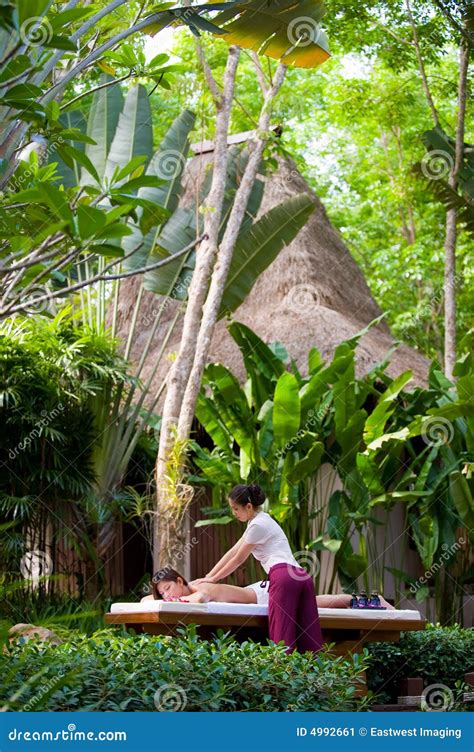Outside Massage Stock Image Image Of Vacation Beautiful 4992661