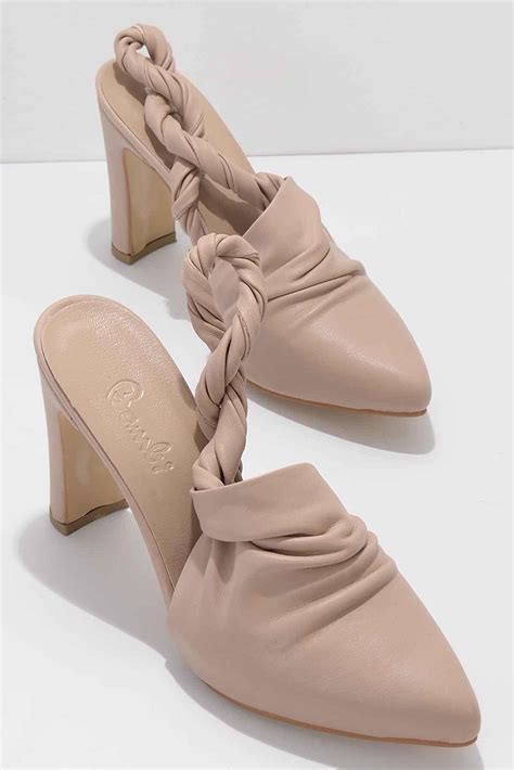 Bambi Nude Kadın Abiye Ayakkabı K01674000209 Fiyatı Yorumları Trendyol