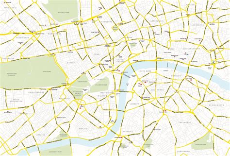 Central London Map Royalty Free Editable Vector Map Maproom Printable Street Map Of