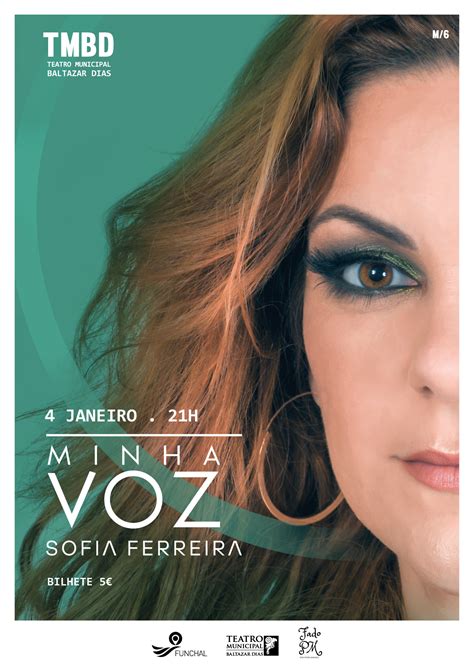 A Minha Voz My Voice Sofia Ferreira Teatro Municipal Baltazar Dias