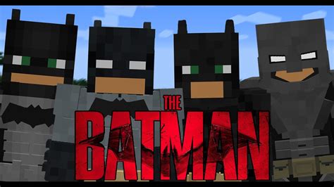 How To Become Batman In Minecraft All Suits Of The Batman Youtube