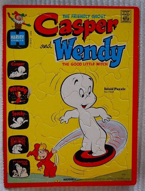 Vintage Casper The Friendly Ghost And Wendy The Good By Oncrockett