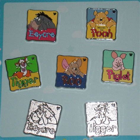 Wdw Complete Set Of Winnie The Pooh Friends Collection Hidden
