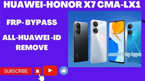 How To Bypass Huawei Id Honor X7 Cma Lx1 Huawei Id Bypass With One