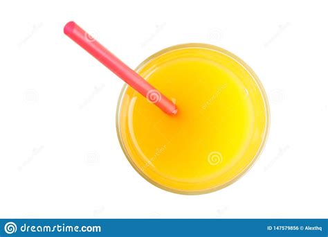 Orange Juice With Straw Stock Photo Image Of Natural 147579856