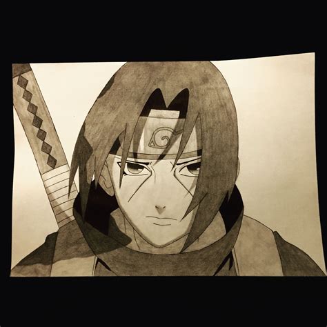 Itachi Anime Anime Drawings Anime Sketch