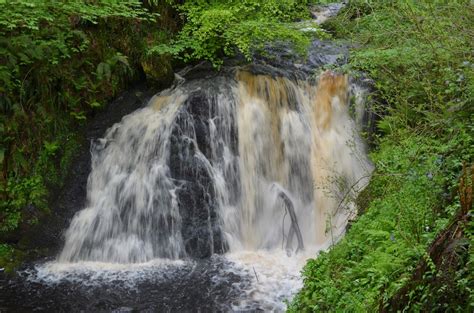 Waterfall In Glenariff Forest Park Northern Ireland The Waterfall Record