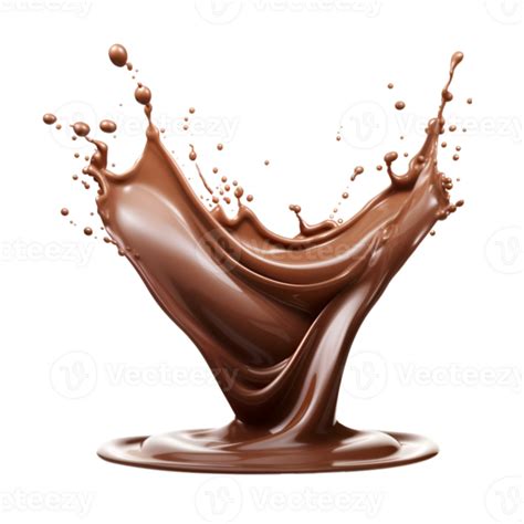 Chocolate Splash Isolated On A Transparent Background 27182177 Png