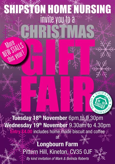 Free admission with registration admission rule : GIFT FAIR STARTS TODAY - Shipston Home Nursing