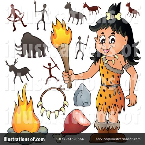 Caveman Clipart Illustration By Visekart