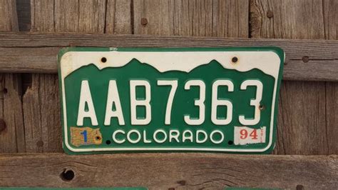 Colorado Dmv Stickers For License Plates Musliquik