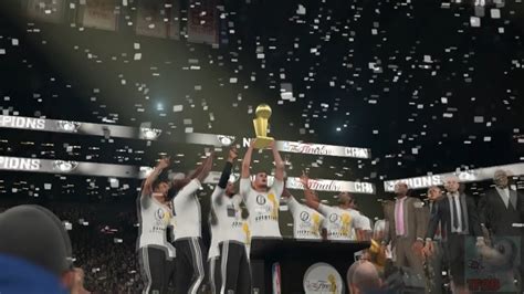 Nba 2k16 Brooklyn Nets Championship Celebration Youtube