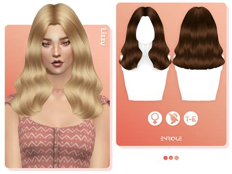 The Sims Resource Crush Hairstyle By Enriques4 Sims 4 Hairs