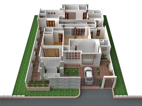 desain rumah minimalis  lantai  kamar tanah