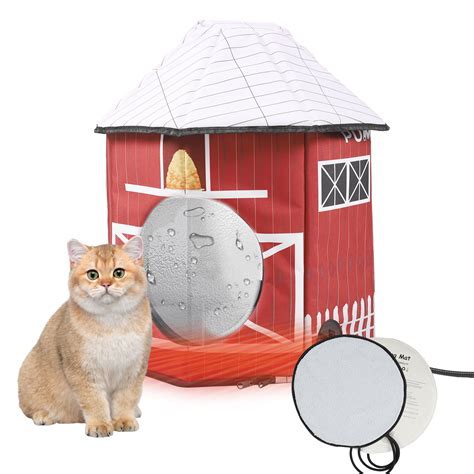 Cat House Outdoor Cat Bed Weatherproof Cat Shelter For Outdoor Cats