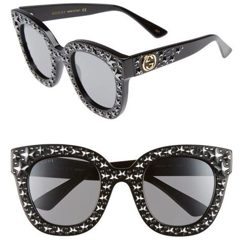 Womens Gucci 49mm Swarovski Crystal Embellished Square Sunglasses