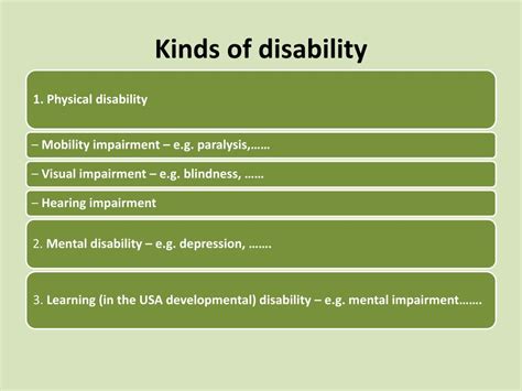 Ppt Disabilities Powerpoint Presentation Free Download Id2524333