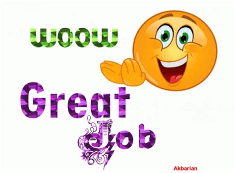 Animated Greeting Card Great Job GIF Animated Greeting Card Great Job