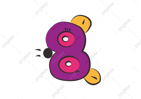 Animated Numbers Clipart Vector Vector Cartoon Creative Animal Number