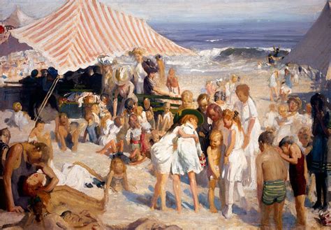george bellows beach at coney island 1908 national gallery of art ashcan school artist